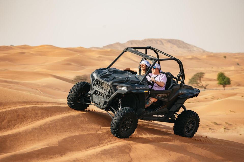 Dubai: Dune Buggy, 4x4 dune bashing, Sandboarding, Camel Ride, BBQ Camp Dinner