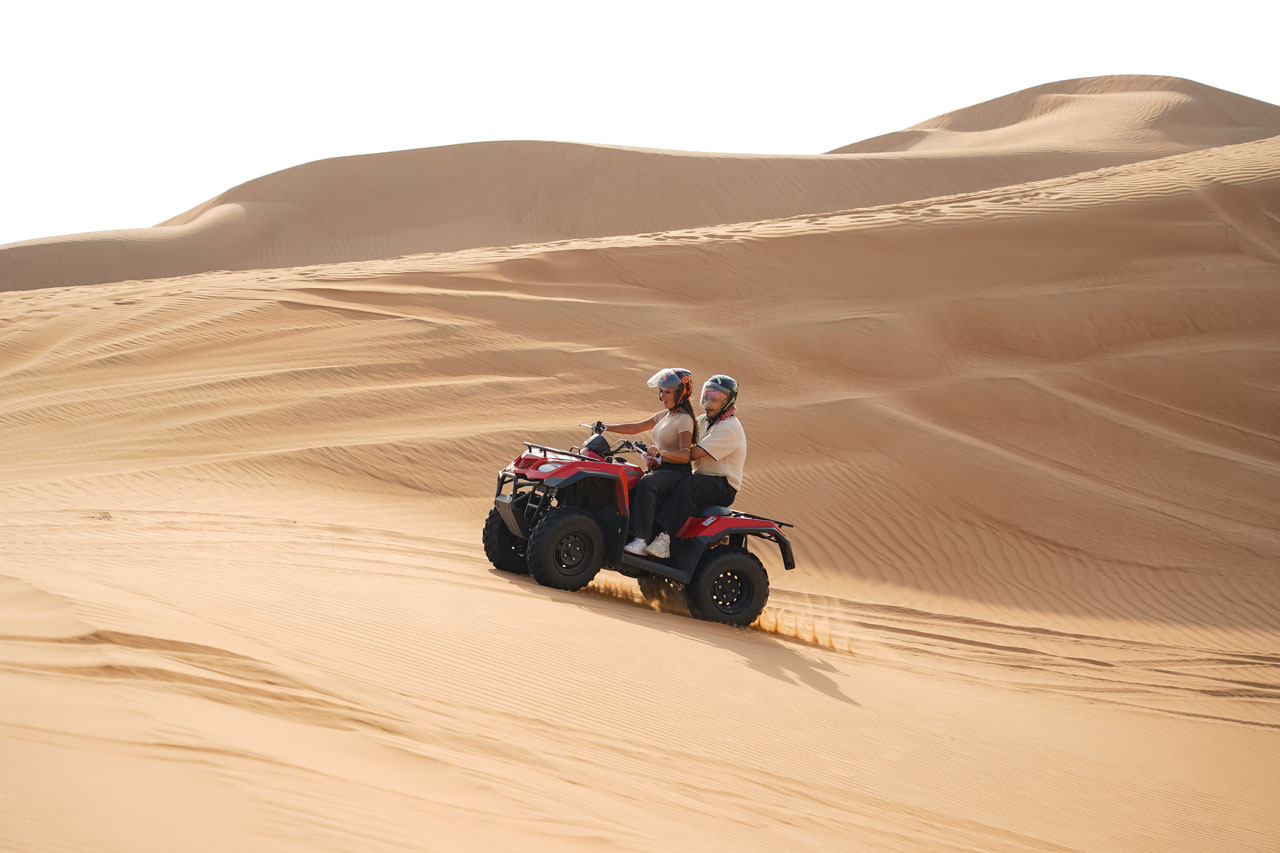 Private Quad Bike Safari, 4x4 Dune bashing, Sandboarding, Camel ride