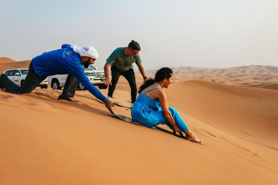 Dubai: Moring Desert Safari, Sandboarding, Camel ride