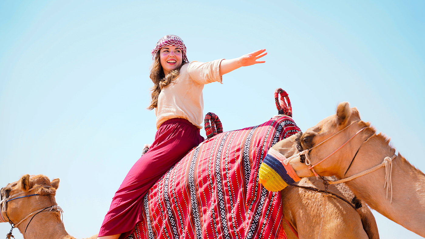 Private Evening Desert Safari, Camel Ride, Sandboarding, BBQ Dinner
