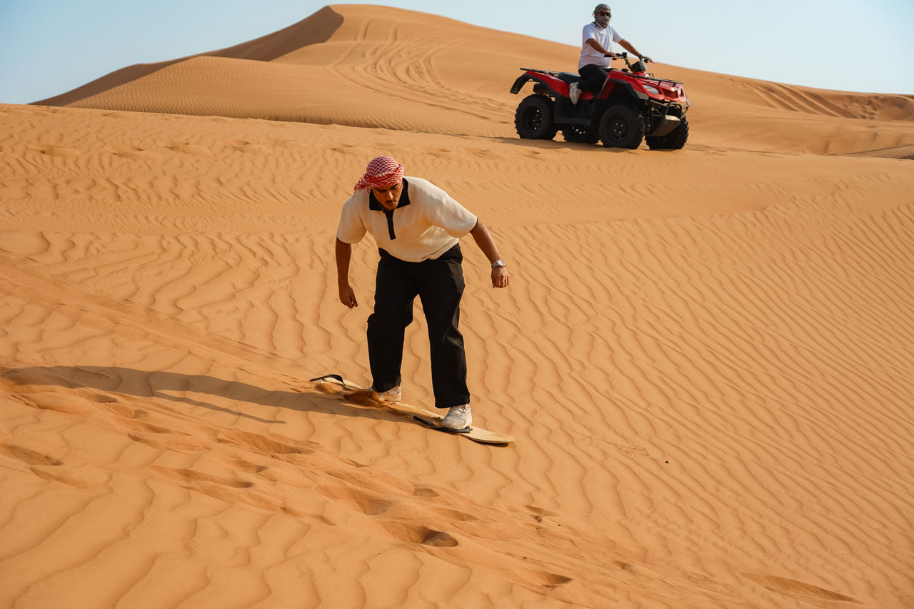 Private Quad Bike Safari, 4x4 Dune bashing, Sandboarding, Camel ride