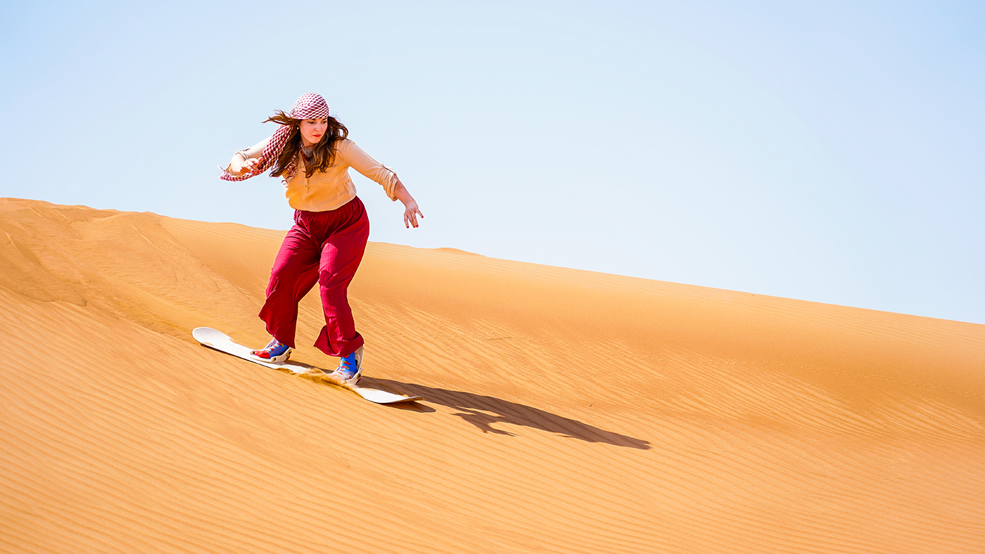 Private Evening Desert Safari, Camel Ride, Sandboarding, BBQ Dinner
