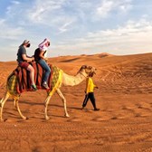 Camel Trekking Desert Safari with Desert Camp Dinner